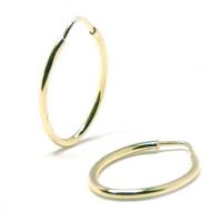 Argola africana em ouro 18k