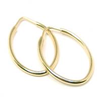 Argola africana em ouro 18k