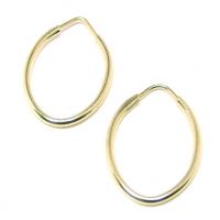 Argola africana em ouro 18k