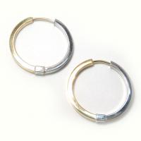 Argola africana em ouro 18k - dupla face