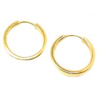 Argola africana de ouro amarelo 18k - 2BRO0614 Argola africana de ouro amarelo 18k - 2BRO0614