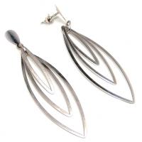 Brinco em ouro branco 18k
