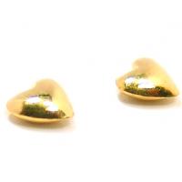 Brinco em ouro 18k feminino - Coração Brinco em ouro 18k feminino - Coração