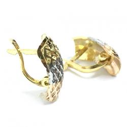 Brinco em ouro 18 k feminino Brinco em ouro 18 k feminino