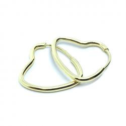 Argola Africana em ouro amarelo 18k feminina - 2BRO1050 Argola Africana em ouro amarelo 18k feminina - 2BRO1050