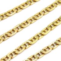 Correntes de ouro amarelo 18k - Elos achatados - Masculina - 50 cm Correntes de ouro amarelo 18k - Elos achatados - Masculina - 50 cm