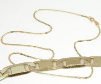 Corrente de ouro amarelo 18k - Lapidada - 40 cm - 2CLO0120 Corrente de ouro amarelo 18k - Lapidada - 40 cm - 2CLO0120
