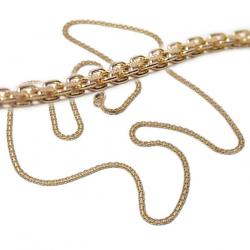 Cordão de ouro 18k - Esteira maciça - Feminina - 50 cm Cordão de ouro 18k - Esteira maciça - Feminina - 50 cm