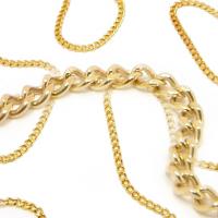 Corrente de ouro 18k - Groumete aberta - 65 cm