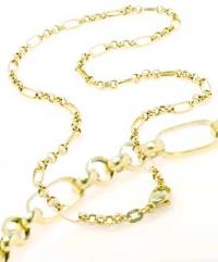 Corrente em ouro 18k - Elos portugueses - Feminina - 40 cm (Produto Esgotado) Corrente em ouro 18k - Elos portugueses - Feminina - 40 cm (Produto Esgotado)