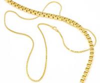 Corrente em ouro 18k - Veneziana - Feminina - 40 cm Corrente em ouro 18k - Veneziana - Feminina - 40 cm