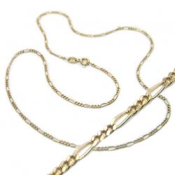Corrente em ouro amarelo 18k - Groumette 3x1 - Feminina - 45 cm Corrente em ouro amarelo 18k - Groumette 3x1 - Feminina - 45 cm