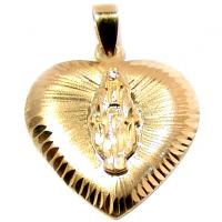 Coração em ouro amarelo 18k Coração em ouro amarelo 18k