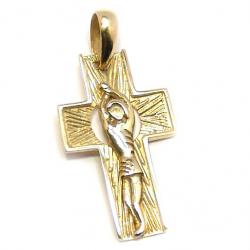 Cruz em ouro amarelo 18k - Cristo na Cruz - 2CZO0094 Cruz em ouro amarelo 18k - Cristo na Cruz - 2CZO0094