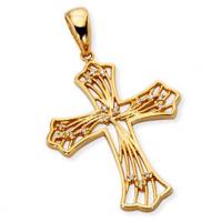 Crucifixo em ouro 18k Crucifixo em ouro 18k