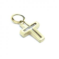 Crucifixos de ouro 18k - Vazado - 2CZO0303 Crucifixos de ouro 18k - Vazado - 2CZO0303
