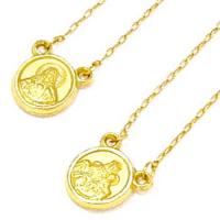 Escapul�rio em ouro amarelo 18k