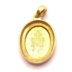 Medalha de Nossa Senhora das Graas em ouro 18k - 2MEO0016