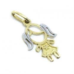 Pingente em ouro 18k - Boneca - 2PEO0118 Pingente em ouro 18k - Boneca - 2PEO0118