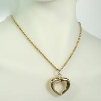 Cora��o em ouro amarelo 18k - Cora��o pol�do