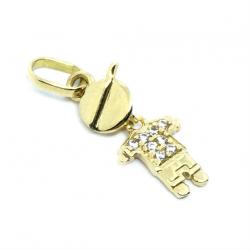 Pingente em ouro 18k - Boneco - 2PIZ0072 Pingente em ouro 18k - Boneco - 2PIZ0072
