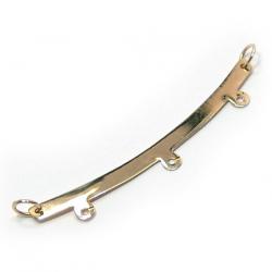 Cabide em ouro amarelo 18k - Três pingentes Cabide em ouro amarelo 18k - Três pingentes