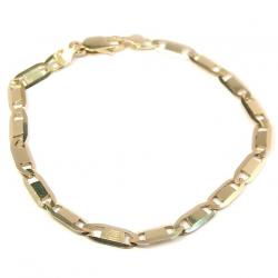 Pulseira feminina em ouro 18k - Lapidada Pulseira feminina em ouro 18k - Lapidada