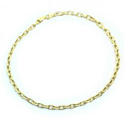 Pulseira feminina em ouro 18k - Lapidada oca - 2PUO0633 Pulseira feminina em ouro 18k - Lapidada oca - 2PUO0633