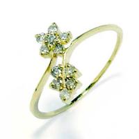Anel em ouro amarelo 18k com diamantes - 3ANB0001 Anel em ouro amarelo 18k com diamantes - 3ANB0001
