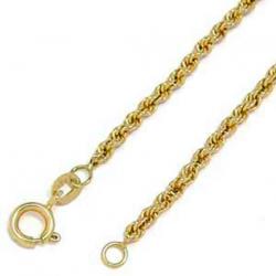 Cordão de ouro amarelo 18k - Tipo corda - Feminina - 45 cm Cordão de ouro amarelo 18k - Tipo corda - Feminina - 45 cm