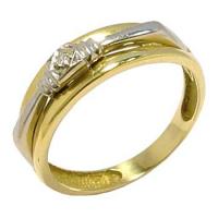 Anel em ouro 18k com brilhantes