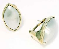 Brinco em ouro amarelo e branco 18k