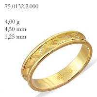 Alian�a de ouro 18k - Trabalhada-Pre�o unit�rio