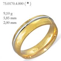 Alian�a anat�mica em ouro 18k-Pr. unit�rio