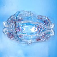 Cesta de frutas em cristal - Al�a de acr�lico