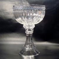 Fruteira de cristal importado com 34 cm