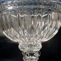 Fruteira de cristal importado com 34 cm