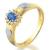 Anel formatura em ouro 18k - Zirc�nia e P. Sint�tica