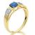 Anel formatura em ouro 18k com Pedra Sint�tica