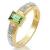 Anel formatura em ouro 18k com Pedra Sint�tica