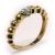 Anel em ouro amarelo 18k com diamantes