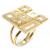 Anel em ouro amarelo 18k