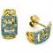 Brinco em ouro 18k com brilhantes