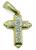 Cruz de ouro 18k com brilhantes de diamante