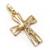 Cruxifixos de ouro amarelo e branco 18k