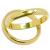 Par de alian�as em ouro 18k com um brilhante.
