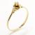 Solit�rio em ouro amarelo 18k