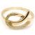 Anel de ouro amarelo 18k com brilhantes
