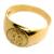 Anel em ouro amarelo 18kts S�o bento