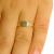 Anel em ouro amarelo 18k - ABC